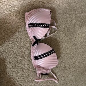 Victoria's Secret Light Pink Bra with Black Details
